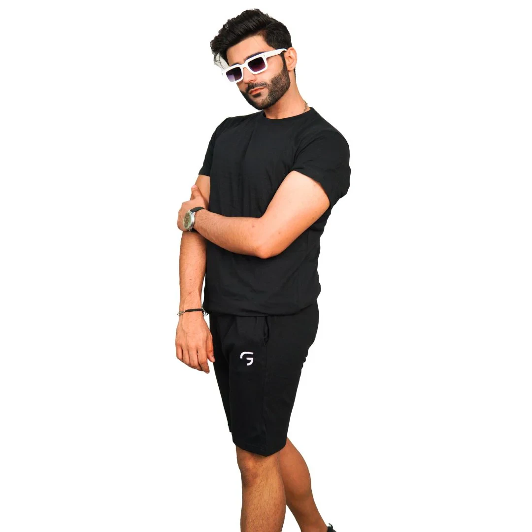 Black Gradi Shorts