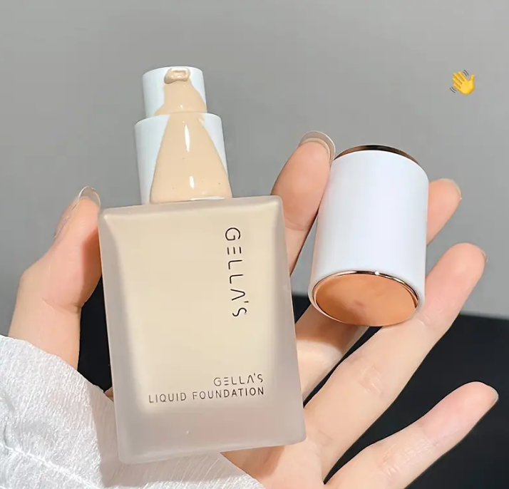 Moisturizing Liquid Foundation Creamy Skin Long Lasting Soft Misty Version Full Coverage Even Skin Tone Foundation Cream