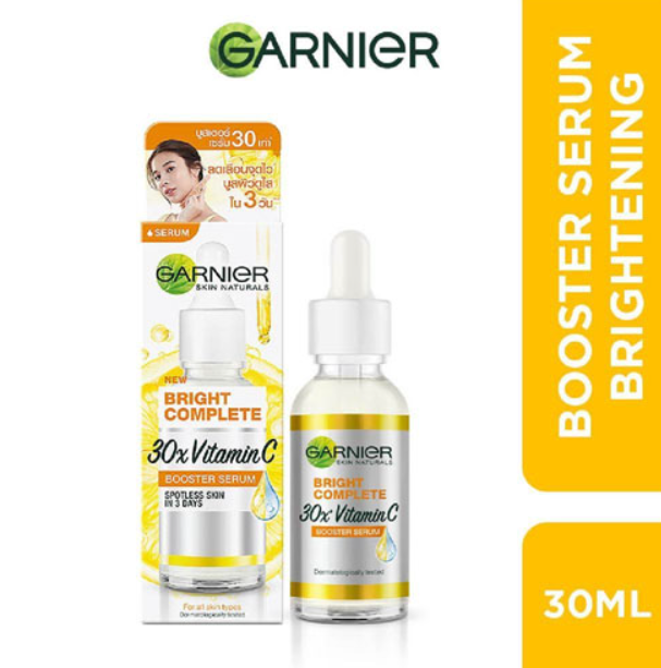 Garnier Bright Complete BOOSTER VITAMIN C  Face Serum, 30ml