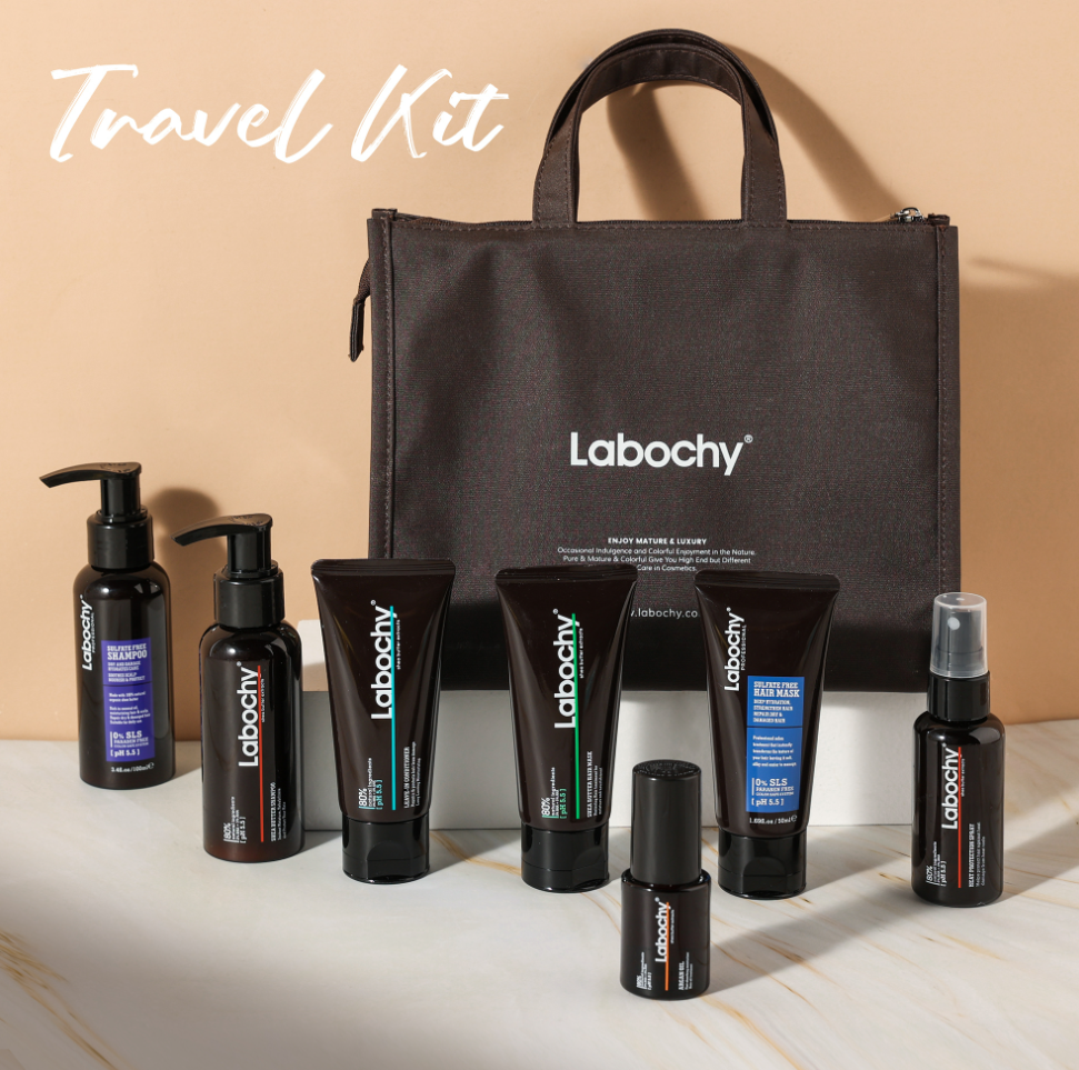 Labochy: Shea Butter Oil Travel Kit, Your favorite hair care products are available in travel size!