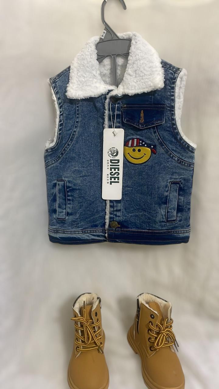 Kids Jackets, Denim winter stylish jacket, Age 3 to 10 years