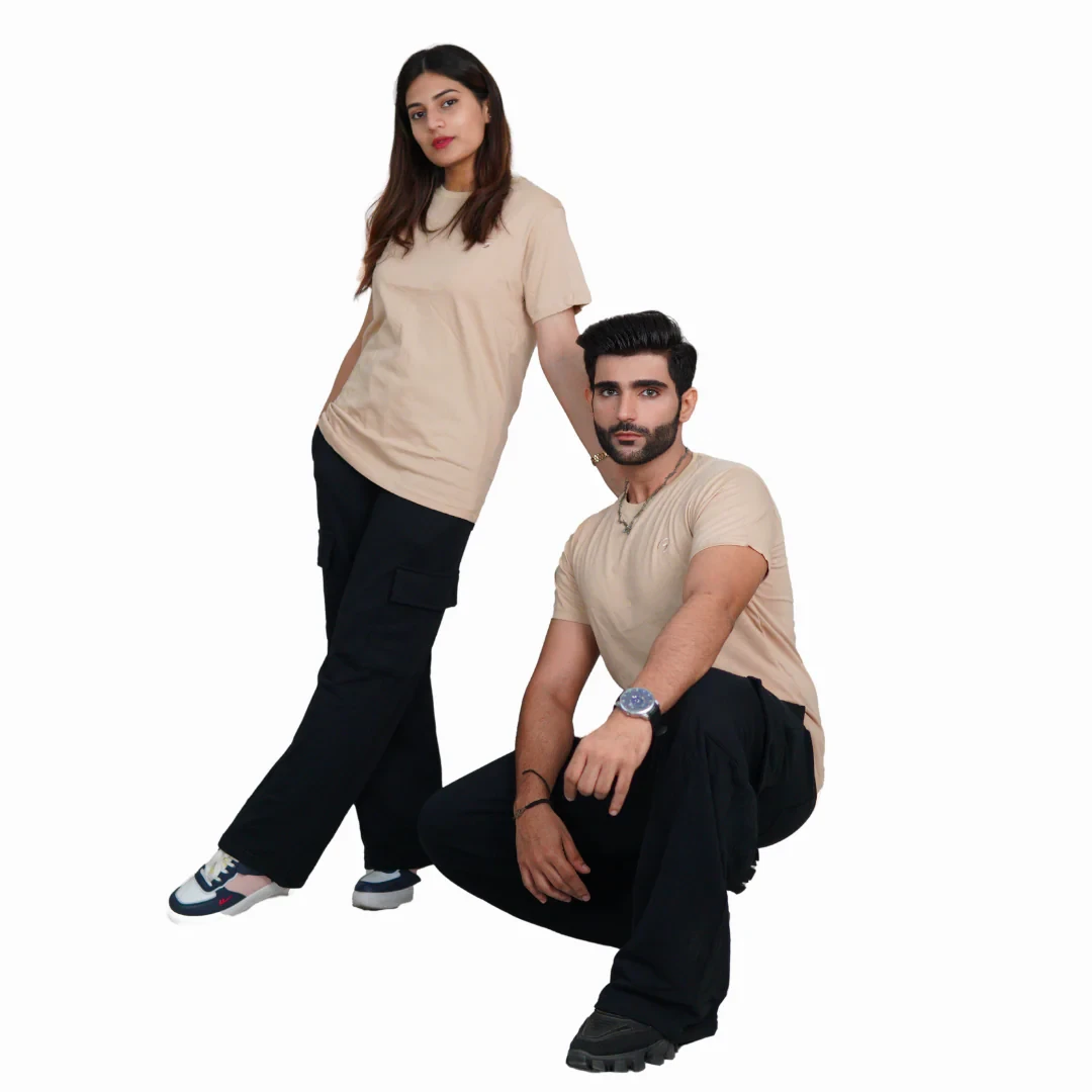 Beige Basic Gradi Tee