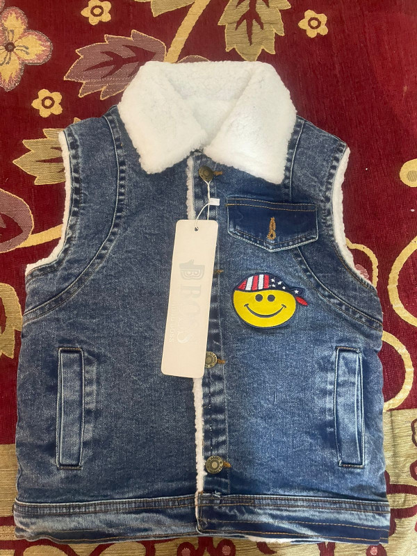 Kids Jackets, Denim winter stylish jacket, Age 3 to 10 years